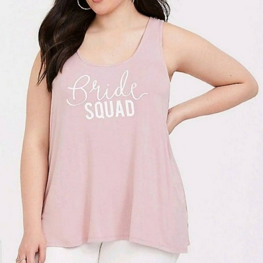 BRIDE SQUAD! STRAPPY TANK